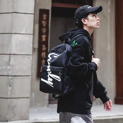 Large-capacity Couples Bag College High School Student Schoolbag