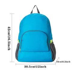 Ultralight Foldable Daypack Travel Hiking Mask Print Backpack