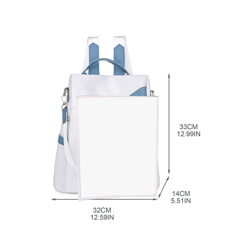 Backpack Purse for Women Anti-theft Casual Convertible Ladies Shoulder Bag