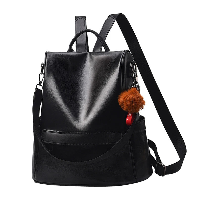Backpack Purse for Women PU Leather Anti Theft Travel Large Ladies Shoulder Bags