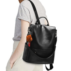 Backpack Purse for Women PU Leather Anti Theft Travel Large Ladies Shoulder Bags