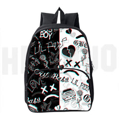 Lil Peep 3D Printed Student Laptop Backpack for Women