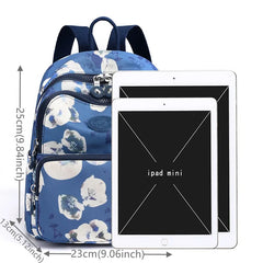 Nylon Backpack Women Travel Bag School Shoulder Bags Ladies Schoolbag