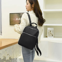 Women's Oxford Cloth Canvas Backpack - Travel Small Bag