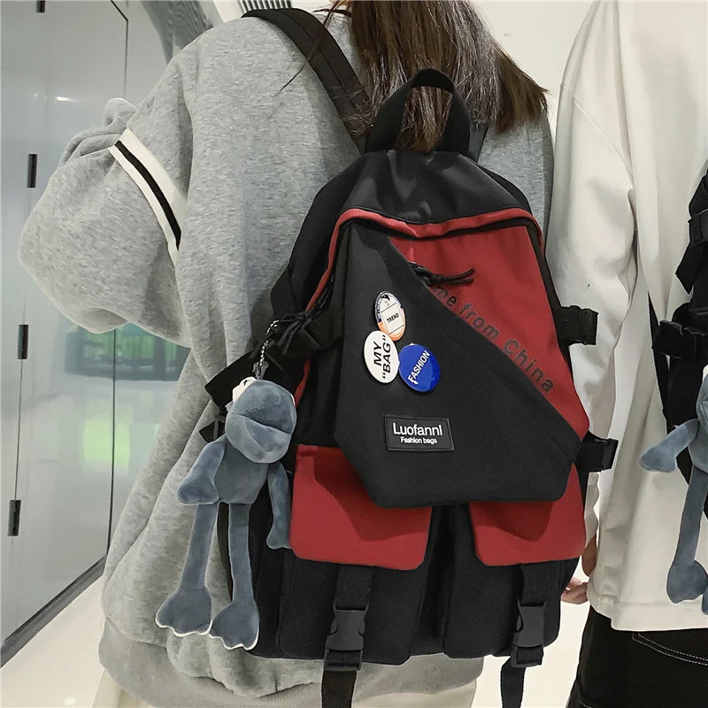Versatile Large Capacity Backpack for Middle and High School Students