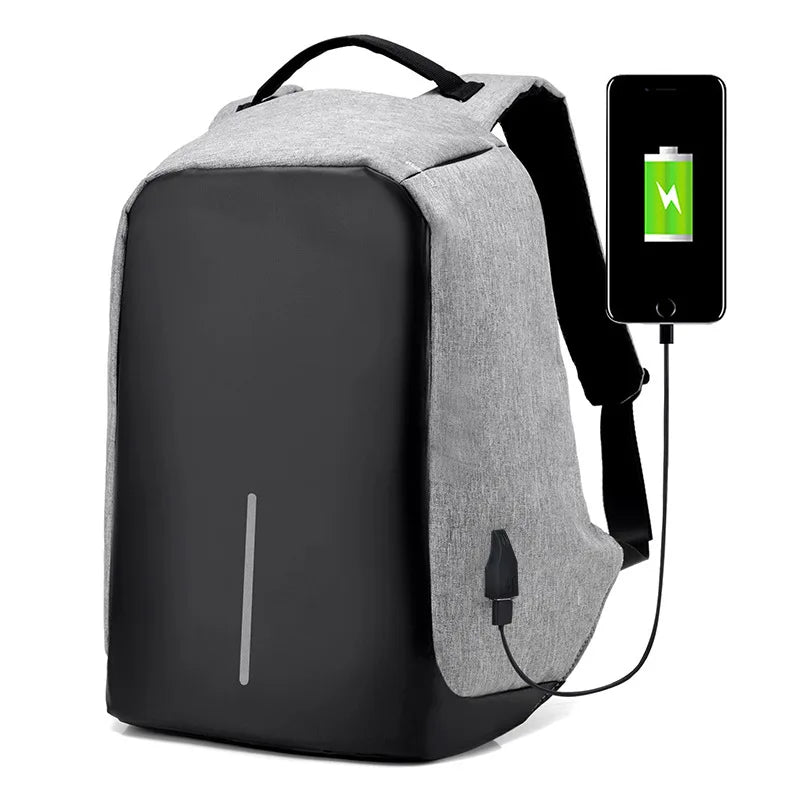 15.6-inch Anti-Theft Business Travel Backpack with USB Charging Port