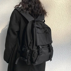 Large Capacity Button Travel Backpack