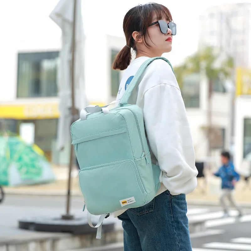 Women College School Bag 17.5?? /15.6?? Laptop Backpack USB Port