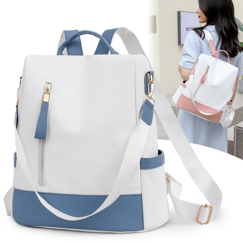 Women's Waterproof Anti-theft Shoulder Bag Backpack