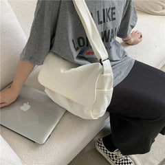 Japanese Canvas Shoulder Bag Leisure Bucket