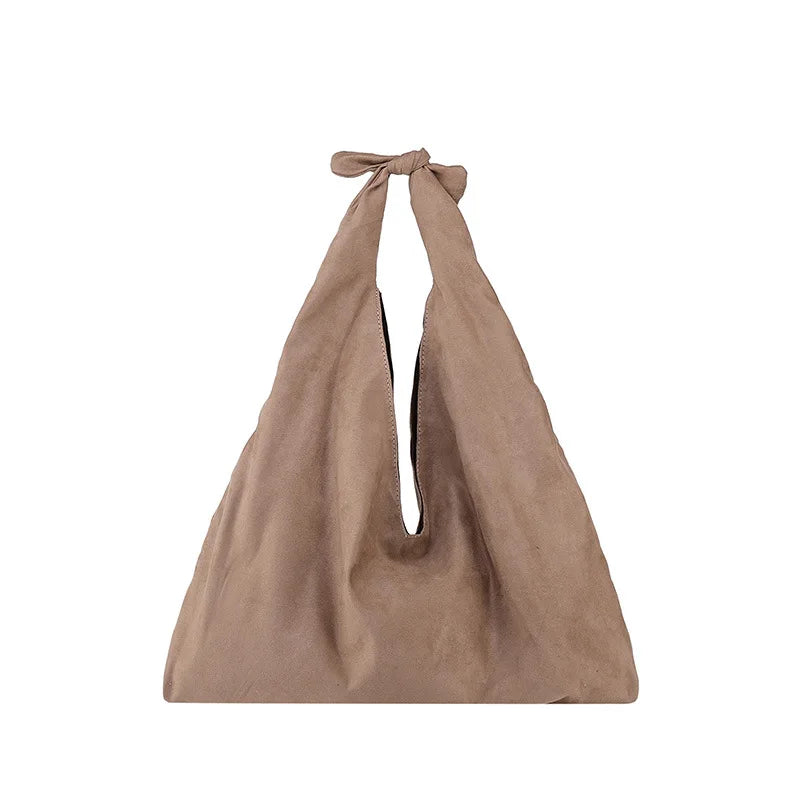 Women's Large-capacity Hand Bag Solid Casual Texture Shopping Bag