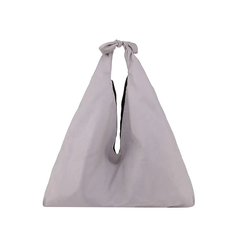 Women's Large-capacity Hand Bag Solid Casual Texture Shopping Bag