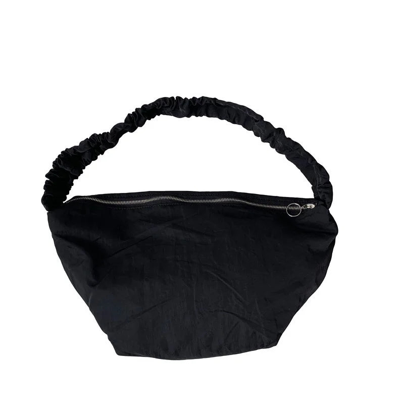 Nylon Drawstring Dumpling Bag Single Shoulder Diagonal Student Bag