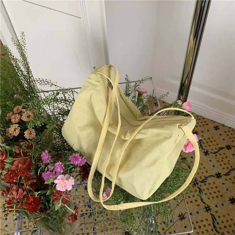 Nylon Women's Bag Versatile Shoulder Double Shoulder Decoration