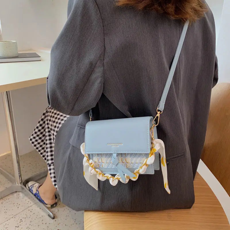 Women's One-shoulder Messenger Bag Student Ins Square Bag