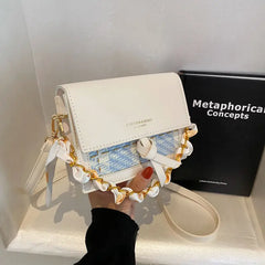 Women's One-shoulder Messenger Bag Student Ins Square Bag