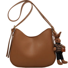 Small Bag Women's Bag Texture Single Shoulder Bag Versatile Messenger Bucket Bag