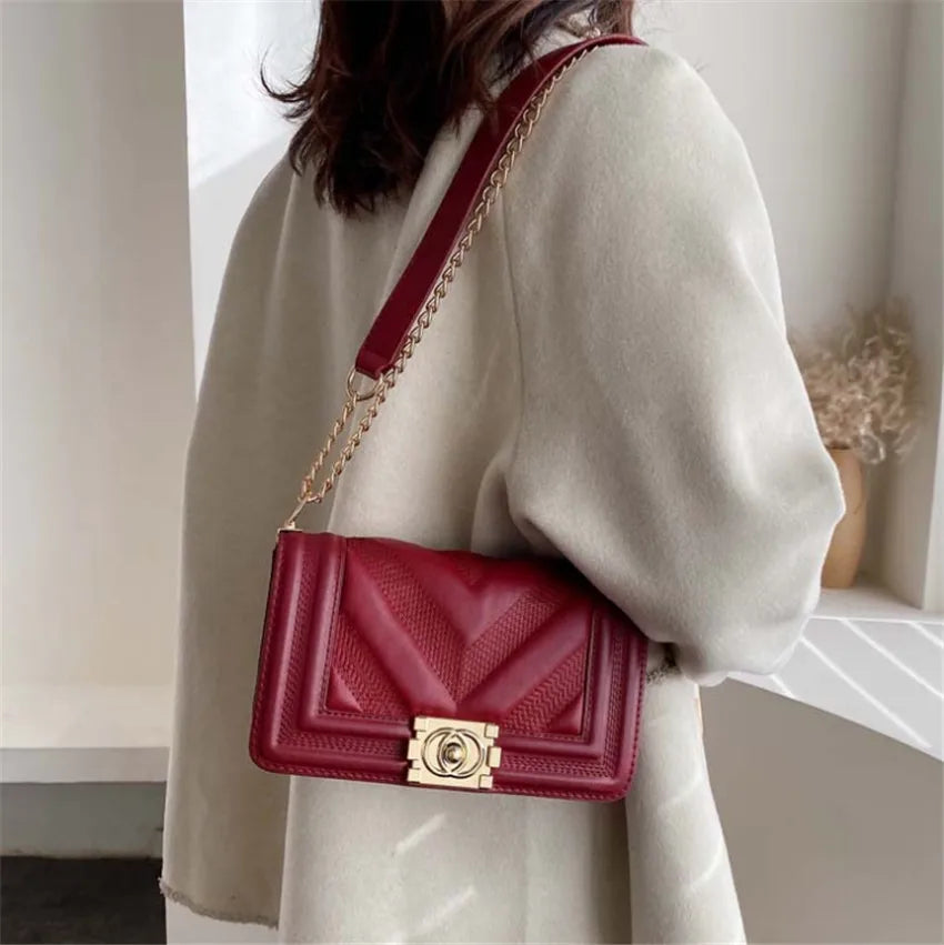 Diamond Lattice Bag for Women Girls - Sac A Main Femme