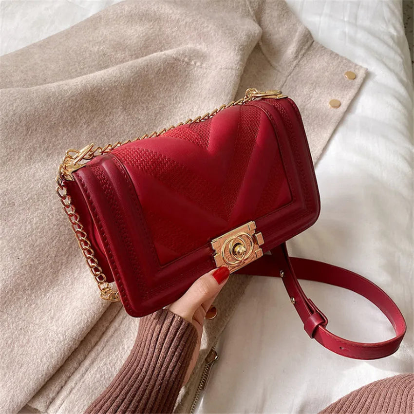 Diamond Lattice Bag for Women Girls - Sac A Main Femme