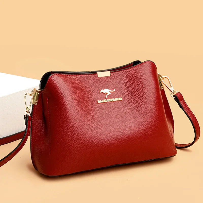 Leather Shoulder Bags for Women Purses and Handbag Cross Body Bag