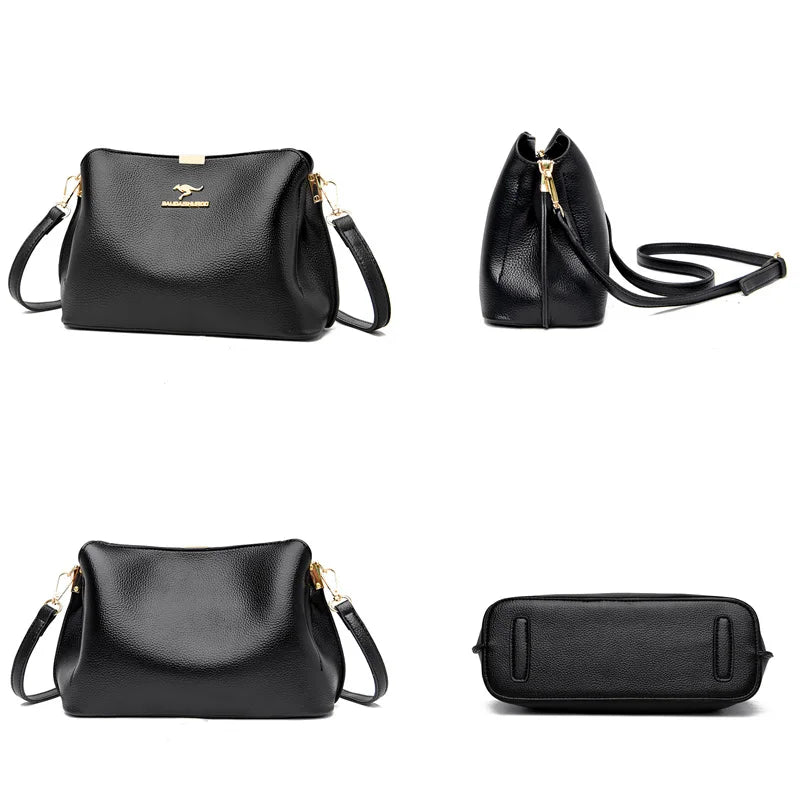 Leather Shoulder Bags for Women Purses and Handbag Cross Body Bag