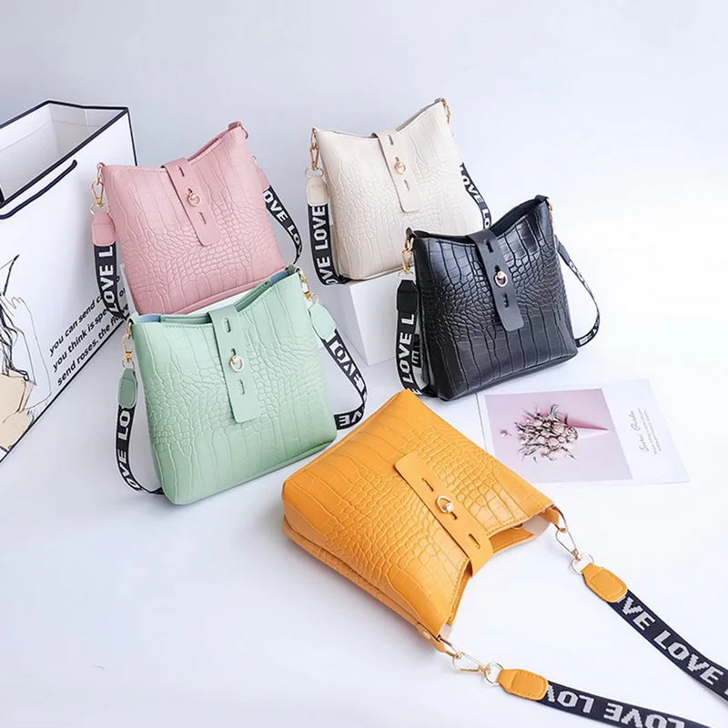 Stone Grain Small Square Bag Shoulder Messenger Bag Small And Mobile Phone Bag