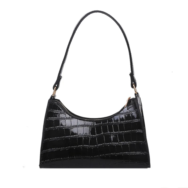 Women's Retro Casual Tote Shoulder Bag Handbags PU Leather Chain Ladies Hand Bag
