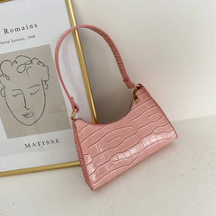 Women's Retro Casual Tote Shoulder Bag Handbags PU Leather Chain Ladies Hand Bag
