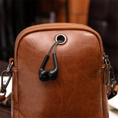 Women's Leather Small Shoulder Bag Phone Purse Wallet