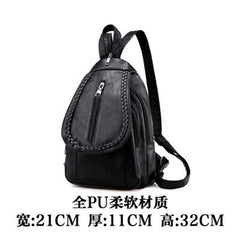 Women's Leather Backpack Bag Mochila Bolsa