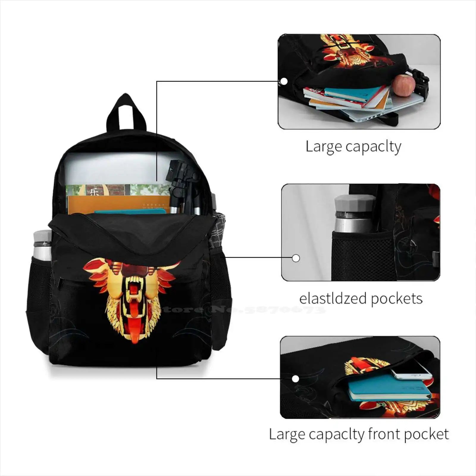Band Music Band Metal 101Art Wallpaper02 Backpack