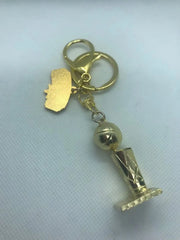 Basketball Mini Trophy Keychain Team Championship Fans Gift Bag Ornaments