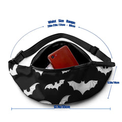 Bat Waist Bag Fisherman Work Waist Pack Picture Polyester Fanny Bag