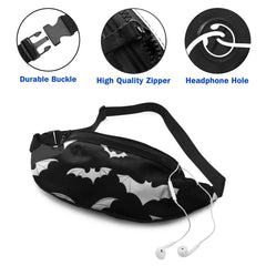 Bat Waist Bag Fisherman Work Waist Pack Picture Polyester Fanny Bag