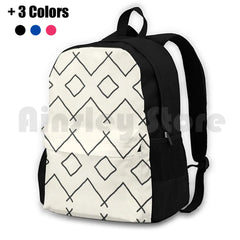 Cream Outdoor Hiking Backpack Waterproof Camping Travel Mud Cloth