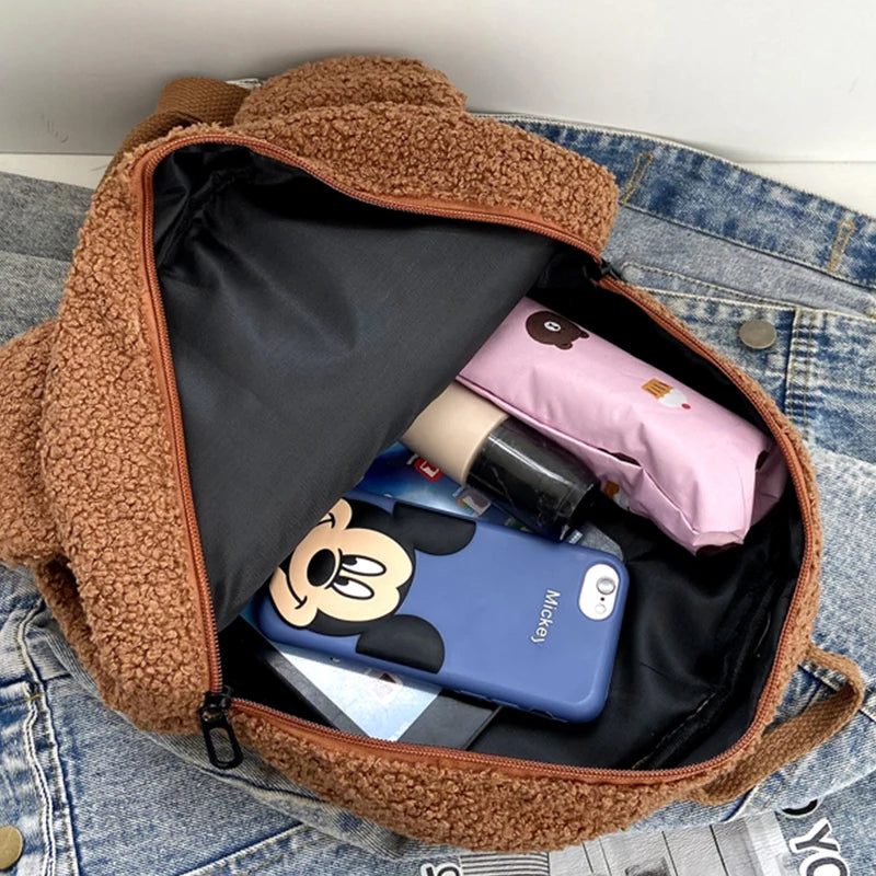 Bear Backpacks for Women Portable Children Travel Rucksacks