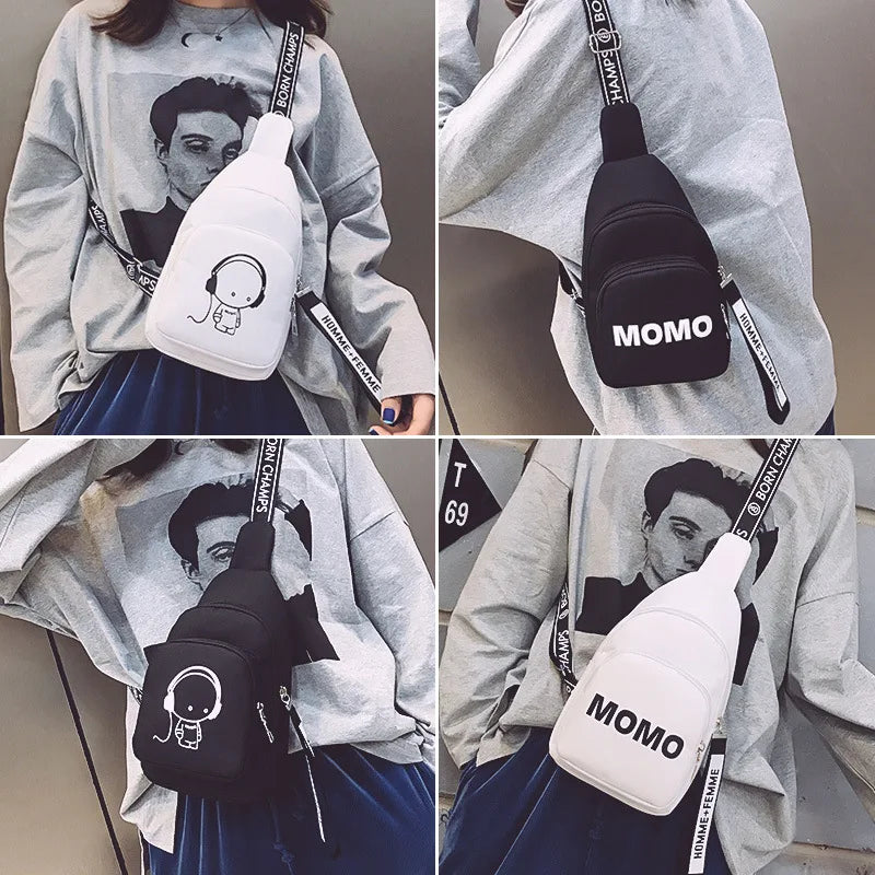 Women's Shoulder Bag Multifunction Crossbody Storage Chest Bag