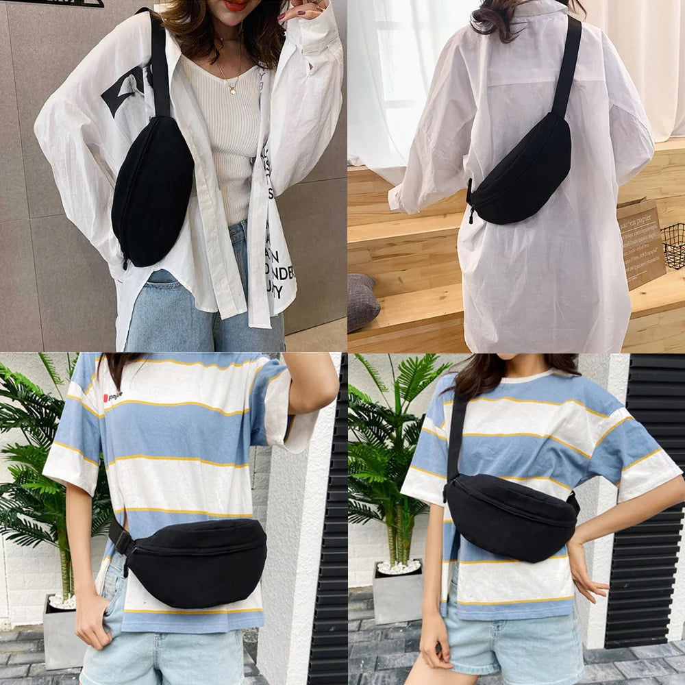 Bear Print Mini Belt Bag for Women - Sports Gym Waist Pack
