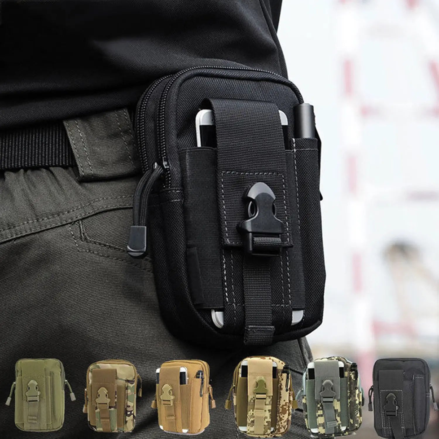 Tactical Waist Belt Pocket Phone Pouch