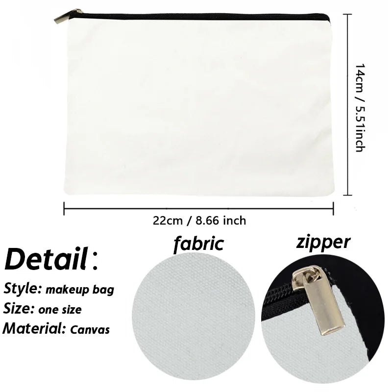 French Print Pencil Case Large Capacity School Supplies
