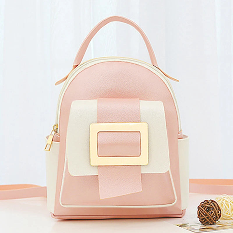Big Capacity Women Backpack with Matching Small Backpack