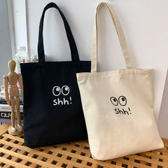 Canvas Tote Bag Crossbody College Shoulder Schoolbag Women
