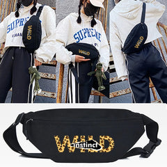 Leopard Print Waist Bag Crossbody Belt Bag HandBag Fanny Pack