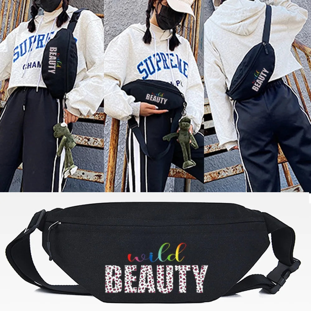 Leopard Print Waist Bag Crossbody Belt Bag HandBag Fanny Pack