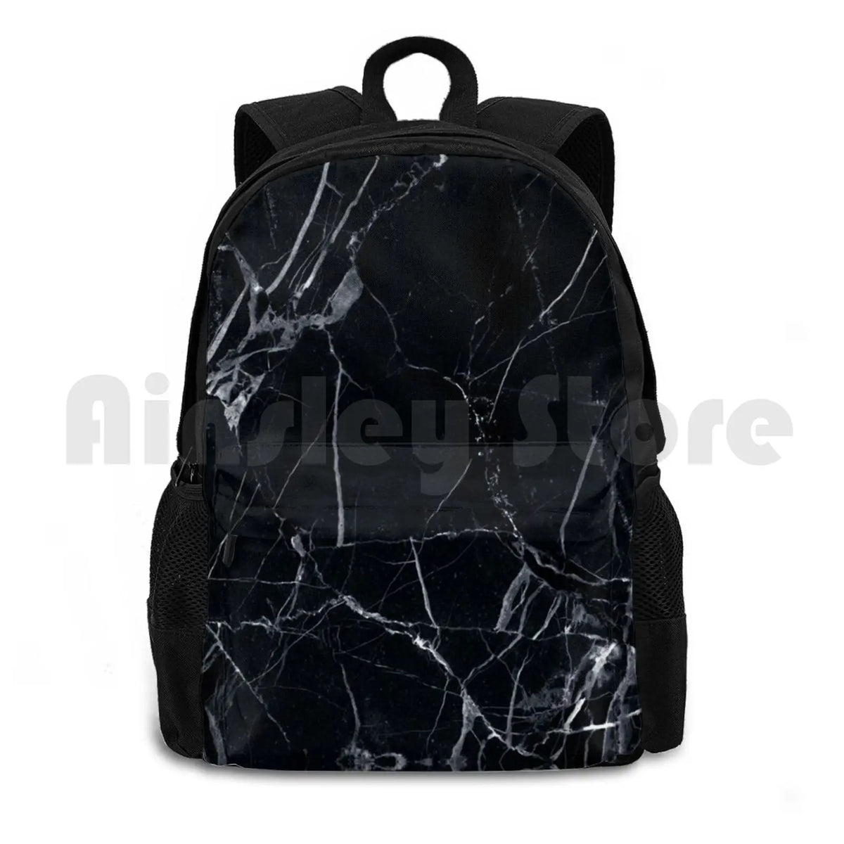 Marble Texture Outdoor Hiking Backpack Waterproof Camping Travel
