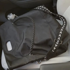 One Shoulder Women's Nylon Handbag Soft Travel Bags