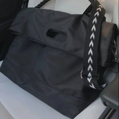 One Shoulder Women's Nylon Handbag Soft Travel Bags