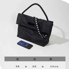 One Shoulder Women's Nylon Handbag Soft Travel Bags