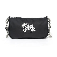 Retro Nylon Underarm Bag for Women Chain Shoulder Crossbody Bags