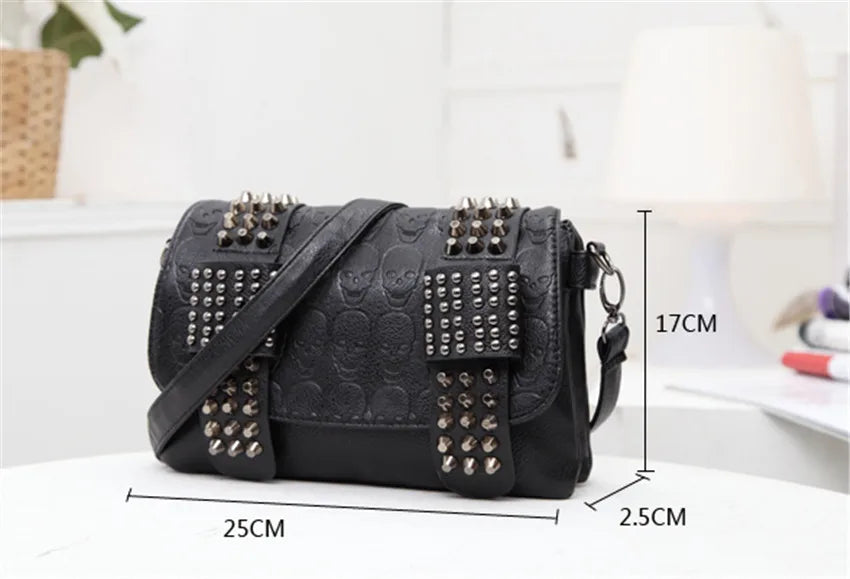 Rivet Crossbody Bag Women's Shoulder Bag